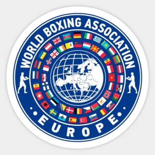 World Boxing Association Europe WBA Sticker